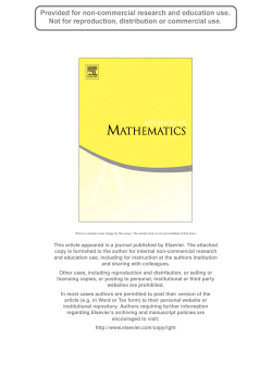 This article appeared in a journal published by Elsevier. The