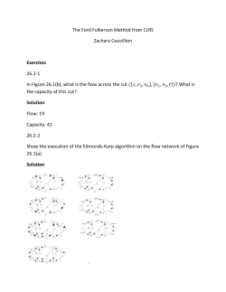 Ford Fulkerson Method