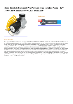 Read TireTek Compact-Pro Portable Tire Inflator Pump