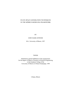 state-space generation techniques in the m&ouml;bius