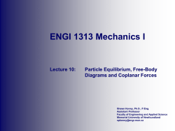 ENGI 1313 Mechanics I - MUN Engineering