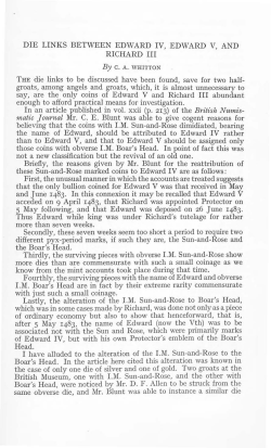 DIE LINKS BETWEEN EDWARD IV EDWARD V AND , , RICHARD III