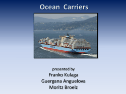 Ocean Carriers - Guergana Anguelova
