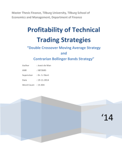Profitability of Technical Trading Strategies