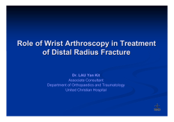 Comparison of radiological outcome of treatment of intra