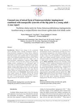Unusual case of mixed form of femoroacetabular impingement