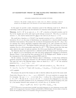 AN ELEMENTARY PROOF OF THE RANK-ONE THEOREM