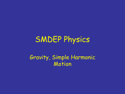 SMDEP Physics