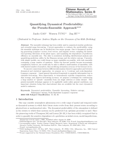 Chinese Annals of Mathematics, Series B Quantifying Dynamical