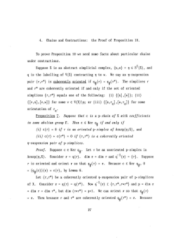 4. Chains and Contractions: the Proof of Proposition 10. To prove