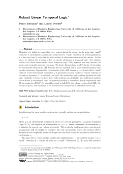Robust Linear Temporal Logic - DROPS