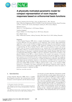 A physically-motivated parametric model for compact representation