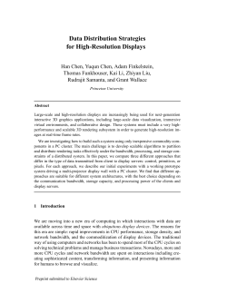 Data Distribution Strategies for High-Resolution