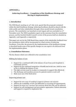 APPENDIX 3 Achieving Excellence