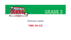 Digital Lesson - Caps in School