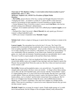 the full transcript - Association for Women in Sports Media