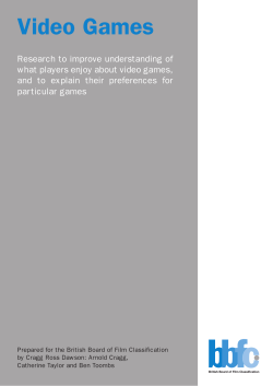 BBFC Video Games Report with cover for pdf