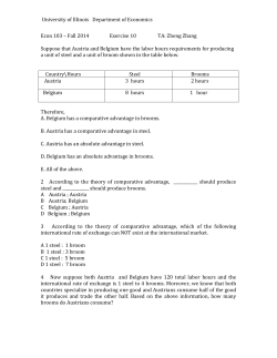 University of Illinois Department of Economics Econ 103 – Fall 2014