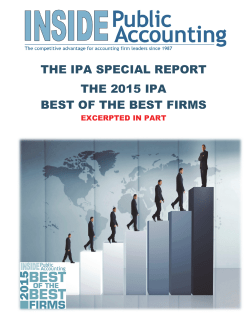 the ipa special report the 2015 ipa best of the best firms
