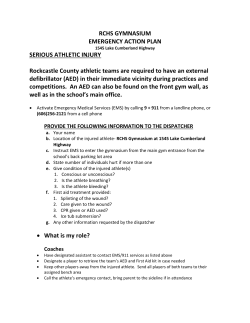 Athletic Emergency Action Plan