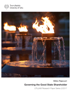 Governing the Good State Shareholder