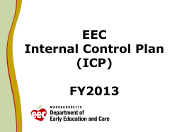 Internal Control Plan