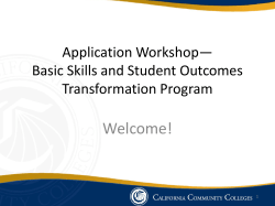 Institutional Effectiveness Partnership Initiative