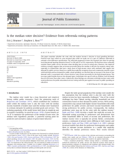 Is the median voter decisive? Evidence from