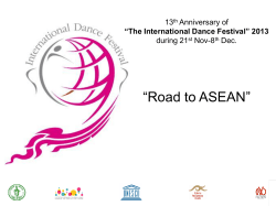 ******* 1 - International Dance Festival Thailand