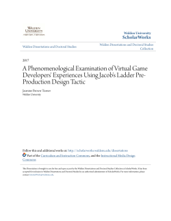 A Phenomenological Examination of Virtual Game Developers