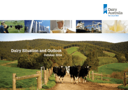 Dairy Situation and Outlook
