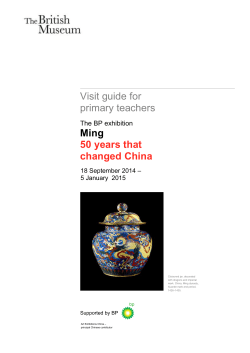 Ming 50 years that changed China Contents