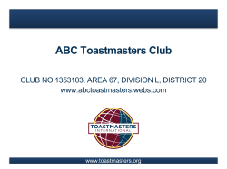ABC Toastmasters Club