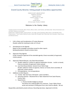 2016-11 BoT Meeting Minutes for 2016-10