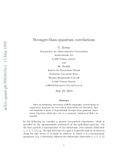 Stronger-than-quantum correlations