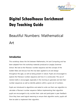 Workshop Teaching Guide