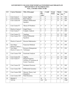 UNIT III - Government College for Women
