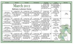 Sunday - Bethany Lutheran Home and Bethany Heights