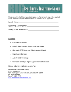 Appointing Agent/Agency