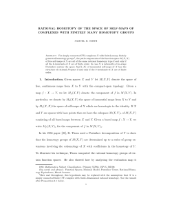 RATIONAL HOMOTOPY OF THE SPACE OF SELF-MAPS OF