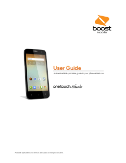 ALCATEL ONETOUCH Elevate User Guide