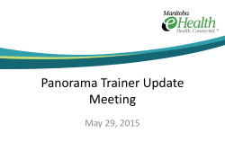 Trainers Meeting - Panorama Manitoba