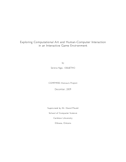 Exploring Computational Art and Human