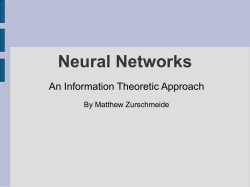 Neural Networks