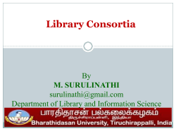 library services - Welcome to Bharathidasan University Central Library