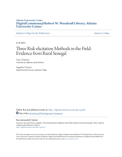 Three Risk-elicitation Methods in the Field: Evidence from Rural