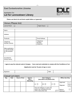 Let application form