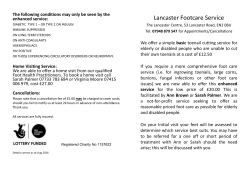 Lancaster Footcare Service