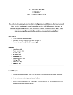 HCS DAYTONA BY UMG RULES 2017 Halo 5 Format