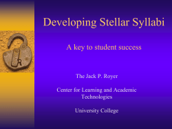 stellarsyllabi